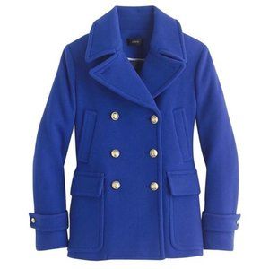 J. Crew Stadium Cloth Majesty Wool Peacoat Nello Gori Coat